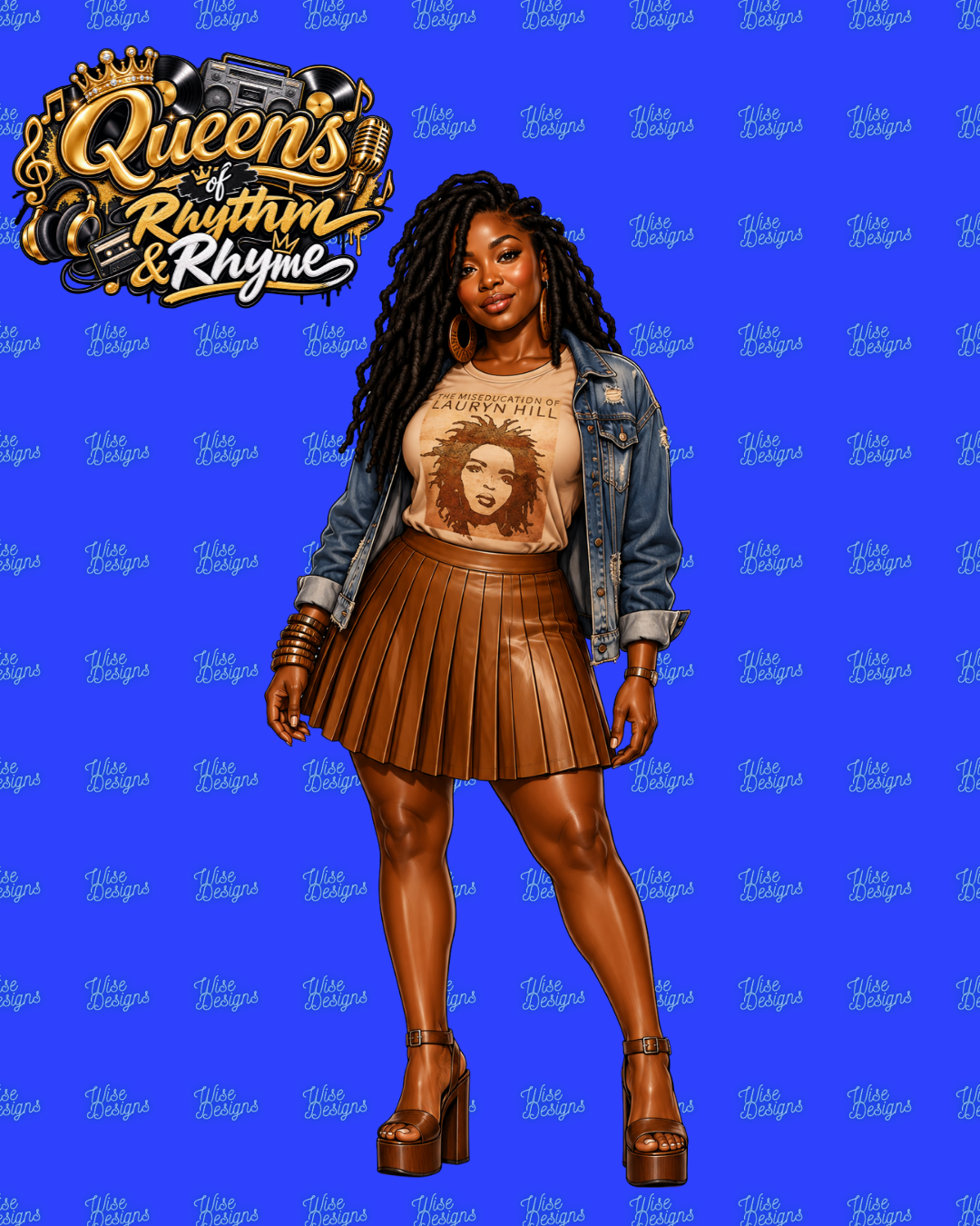 Queens of Rhythm & Rhyme Vinyl Die Cut Stickers