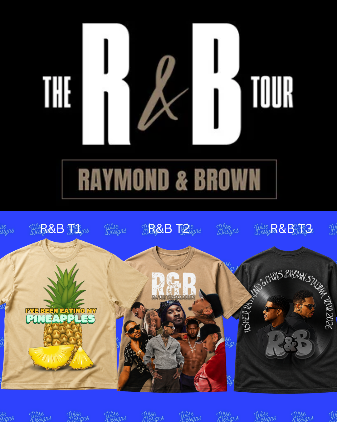 Raymond & Brown Graphic Tees