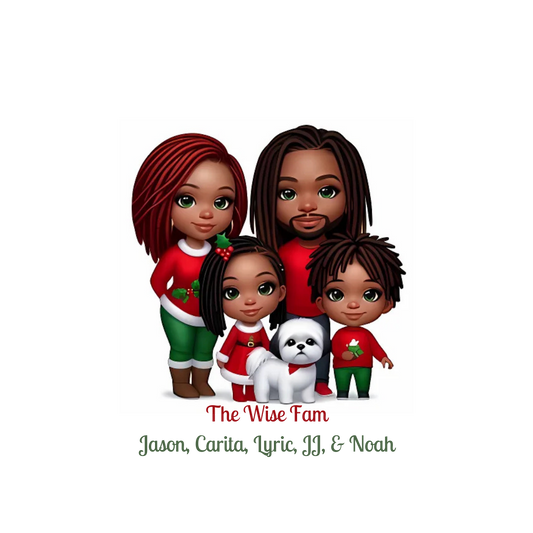 Custom Family Name Labels - Premium Kiss Cut Stickers from Wise Designs - Just $7! Shop now at Wise Designs