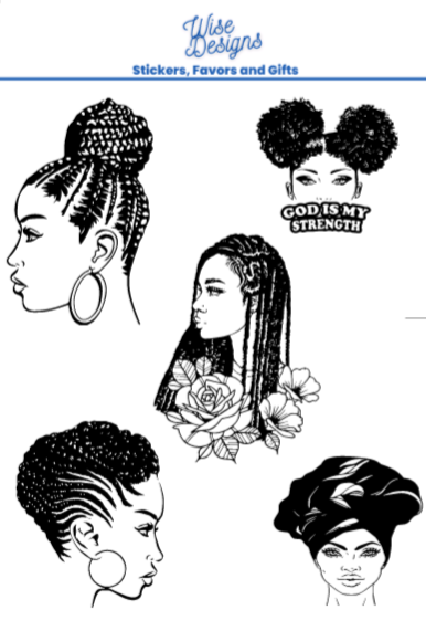 Beauty is her Name. - Premium Kiss Cut from Wise Designs - Just $5! Shop now at Wise Designs