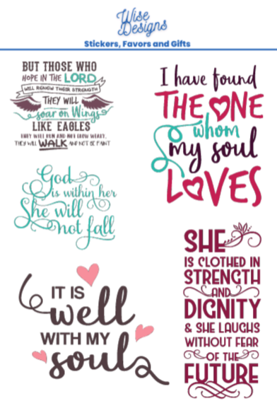Gotta Have Faith - Premium Kiss Cut from Wise Designs - Just $5! Shop now at Wise Designs