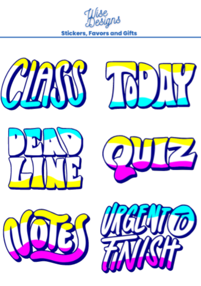 Students Gotta Learn! - Premium Kiss Cut from Wise Designs - Just $5! Shop now at Wise Designs