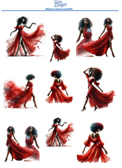 Let it Flow Sticker Sheet - Premium Kiss Cut Stickers from Wise Designs - Just $5! Shop now at Wise Designs