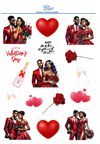 Let It Be Love Sticker Sheet - Premium Kiss Cut Stickers from Wise Designs - Just $5! Shop now at Wise Designs