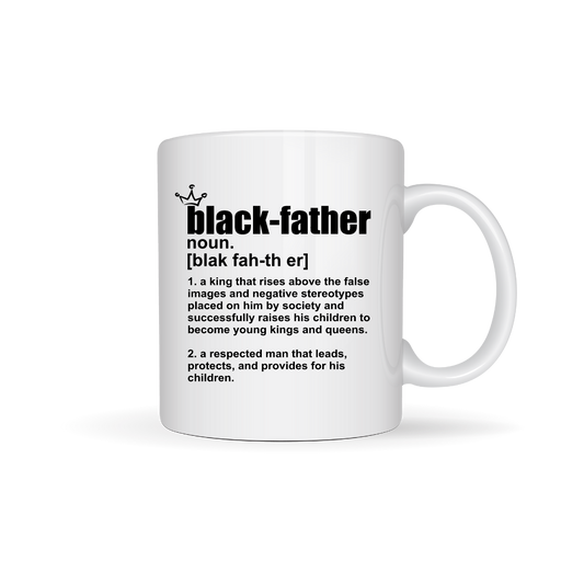 Juneteenth and Black Father Coffee Mugs - Premium Drinkware from Wise Designs - Just $10! Shop now at Wise Designs 