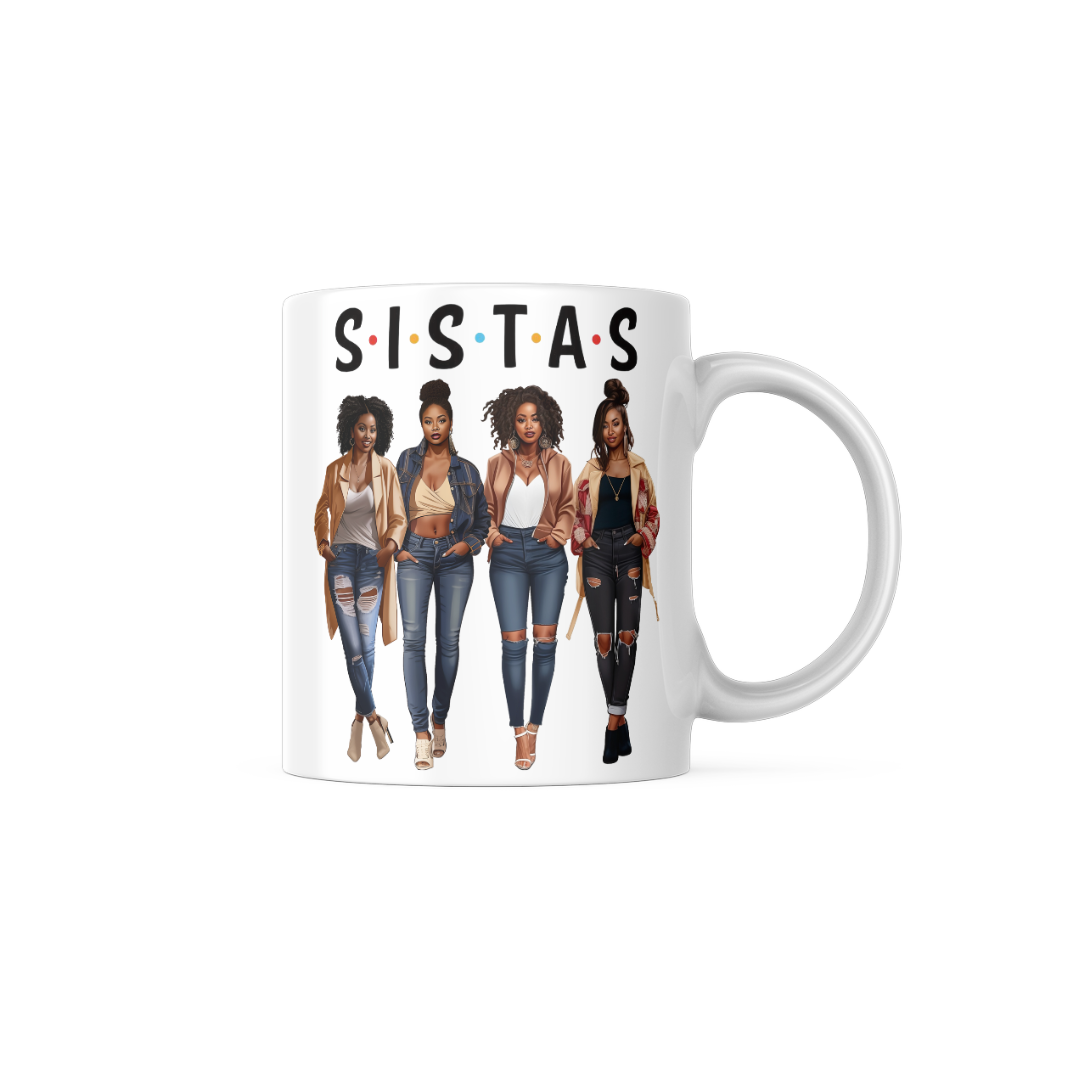 Sisters Coffee Mugs - Premium Mug from Wise Designs - Just $10! Shop now at Wise Designs 