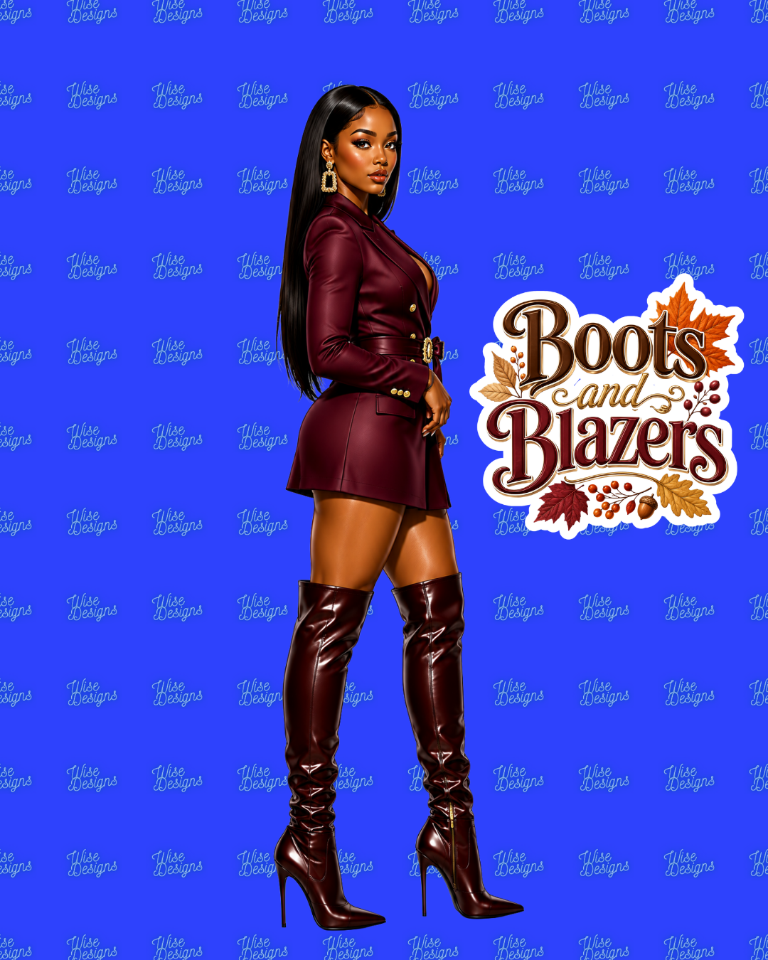 Boots and Blazers Vinyl Die Cut Stickers