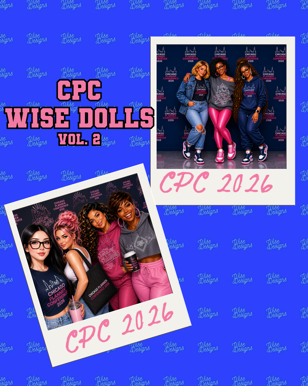 CPC Wise Dolls Volume 2 Vinyl Die Cut Stickers