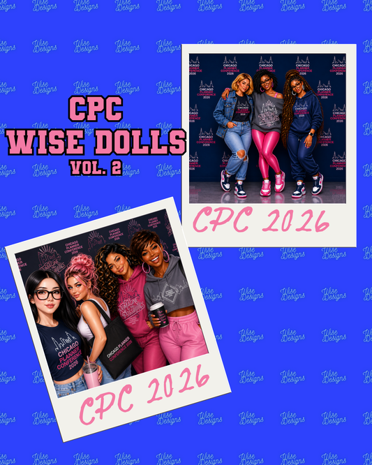 CPC Wise Dolls Volume 2 Vinyl Die Cut Stickers