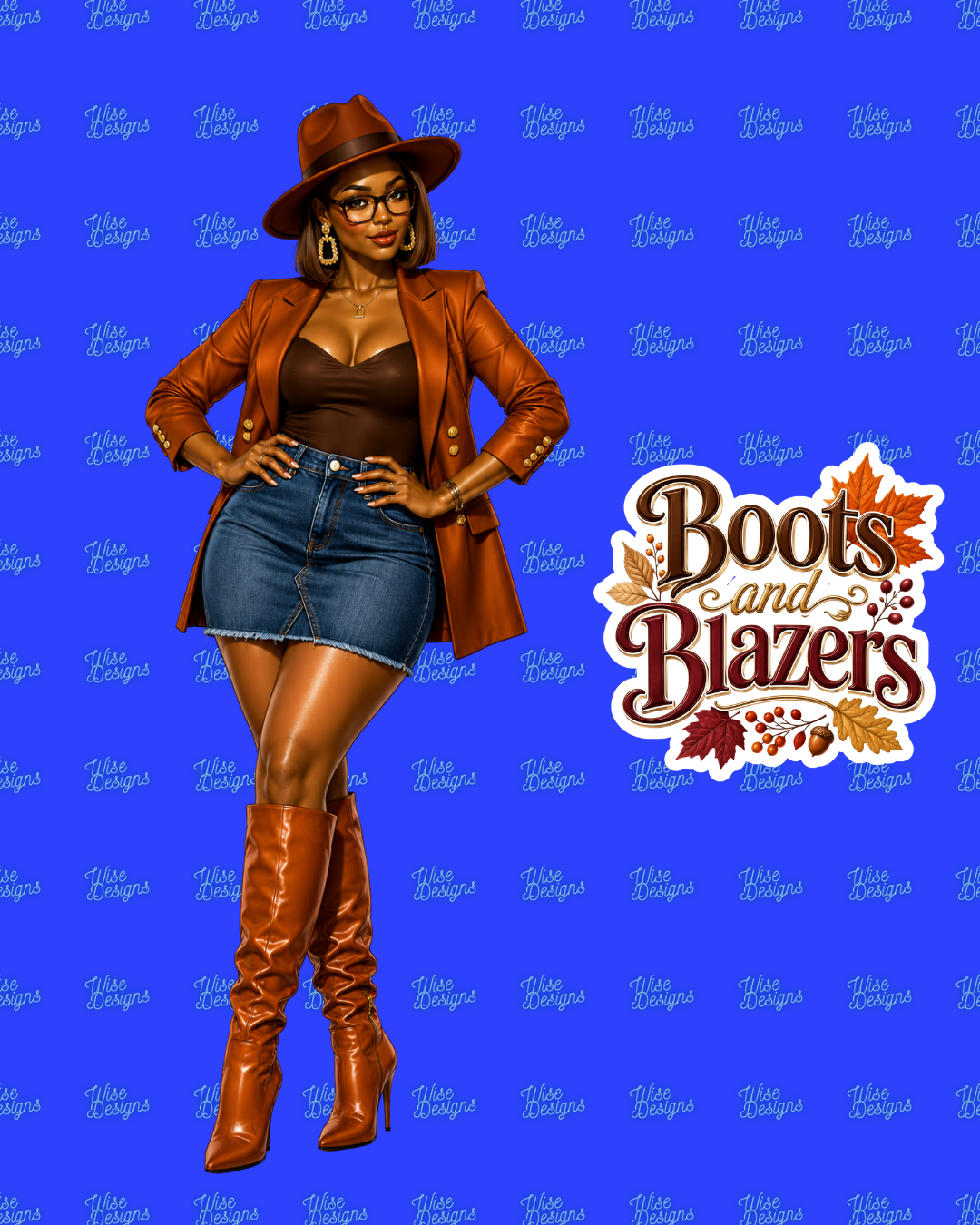Boots and Blazers Vinyl Die Cut Stickers