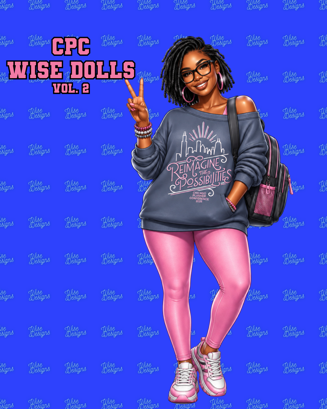 CPC Wise Dolls Volume 2 Vinyl Die Cut Stickers