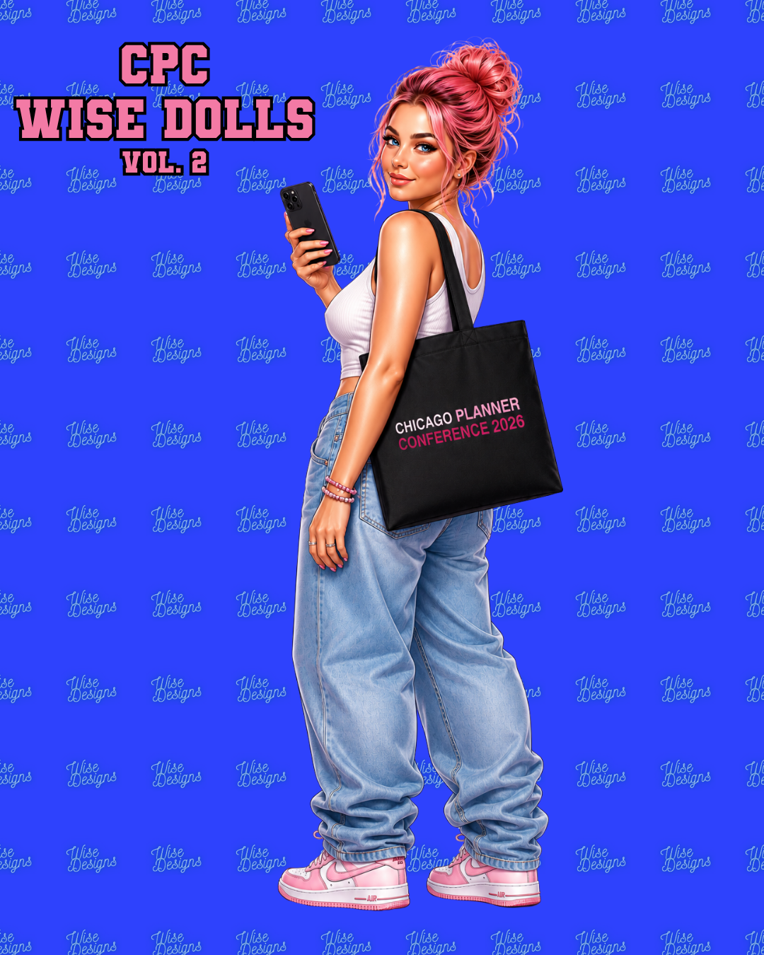 CPC Wise Dolls Volume 2 Vinyl Die Cut Stickers