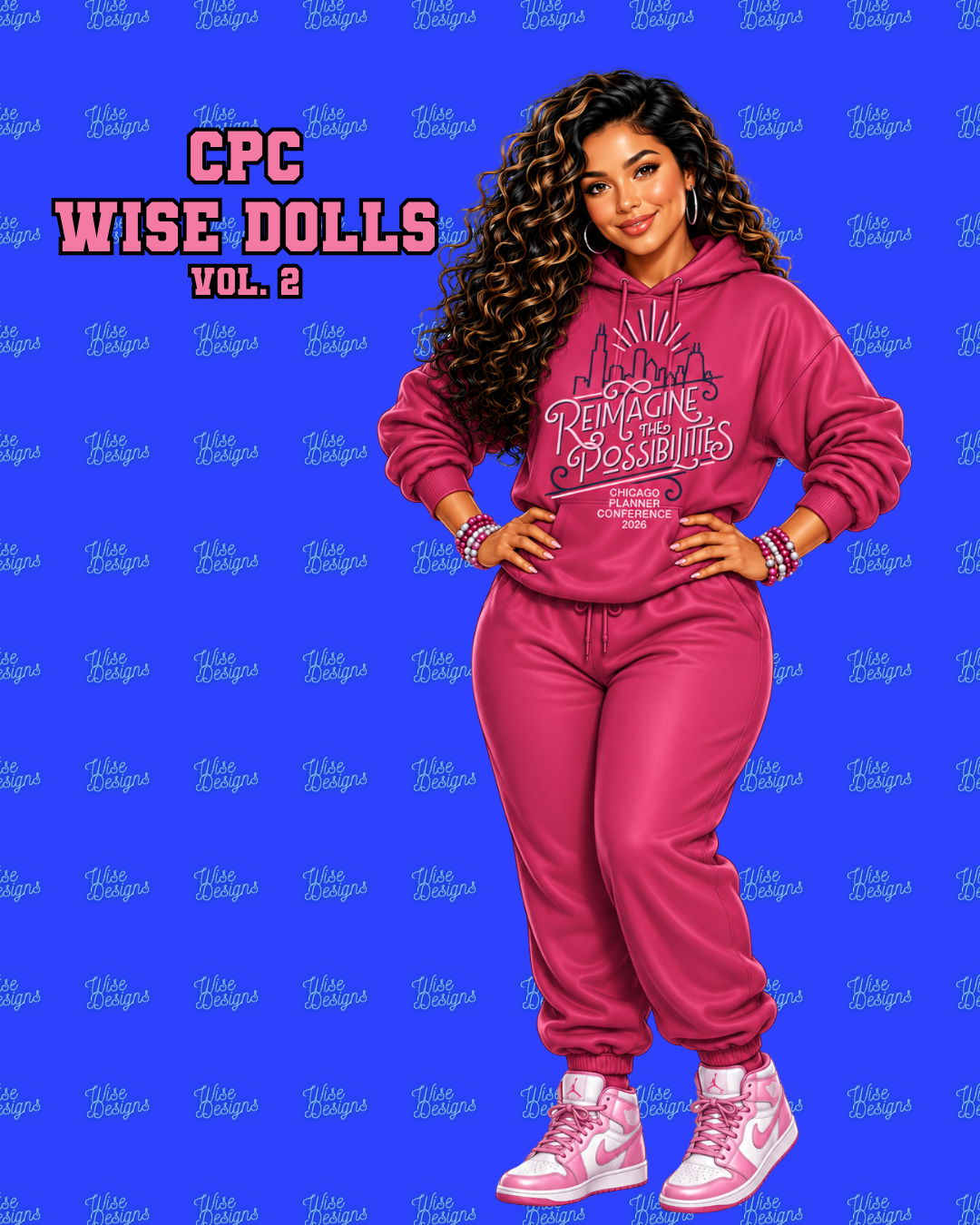 CPC Wise Dolls Volume 2 Vinyl Die Cut Stickers