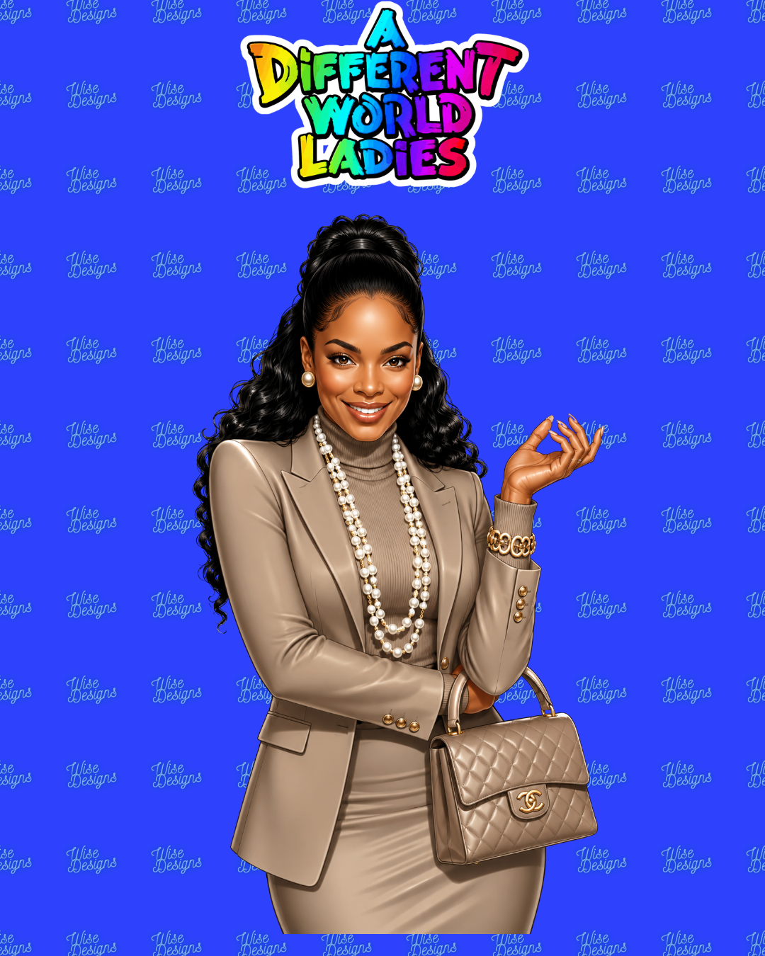 A Different World Ladies Vinyl Die Cut Stickers