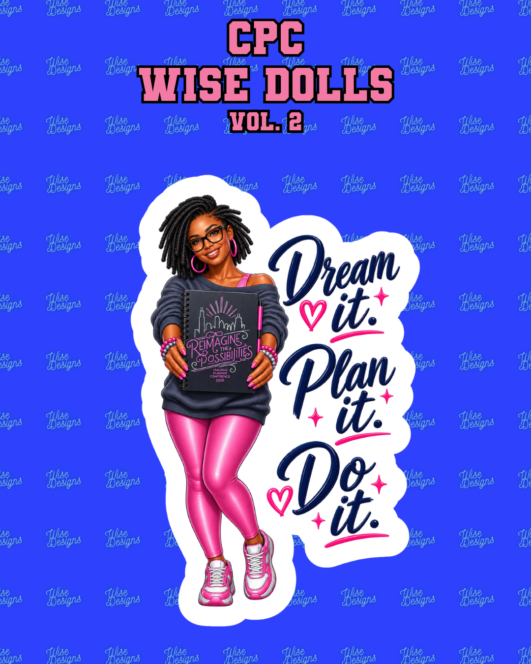 CPC Wise Dolls Volume 2 Vinyl Die Cut Stickers