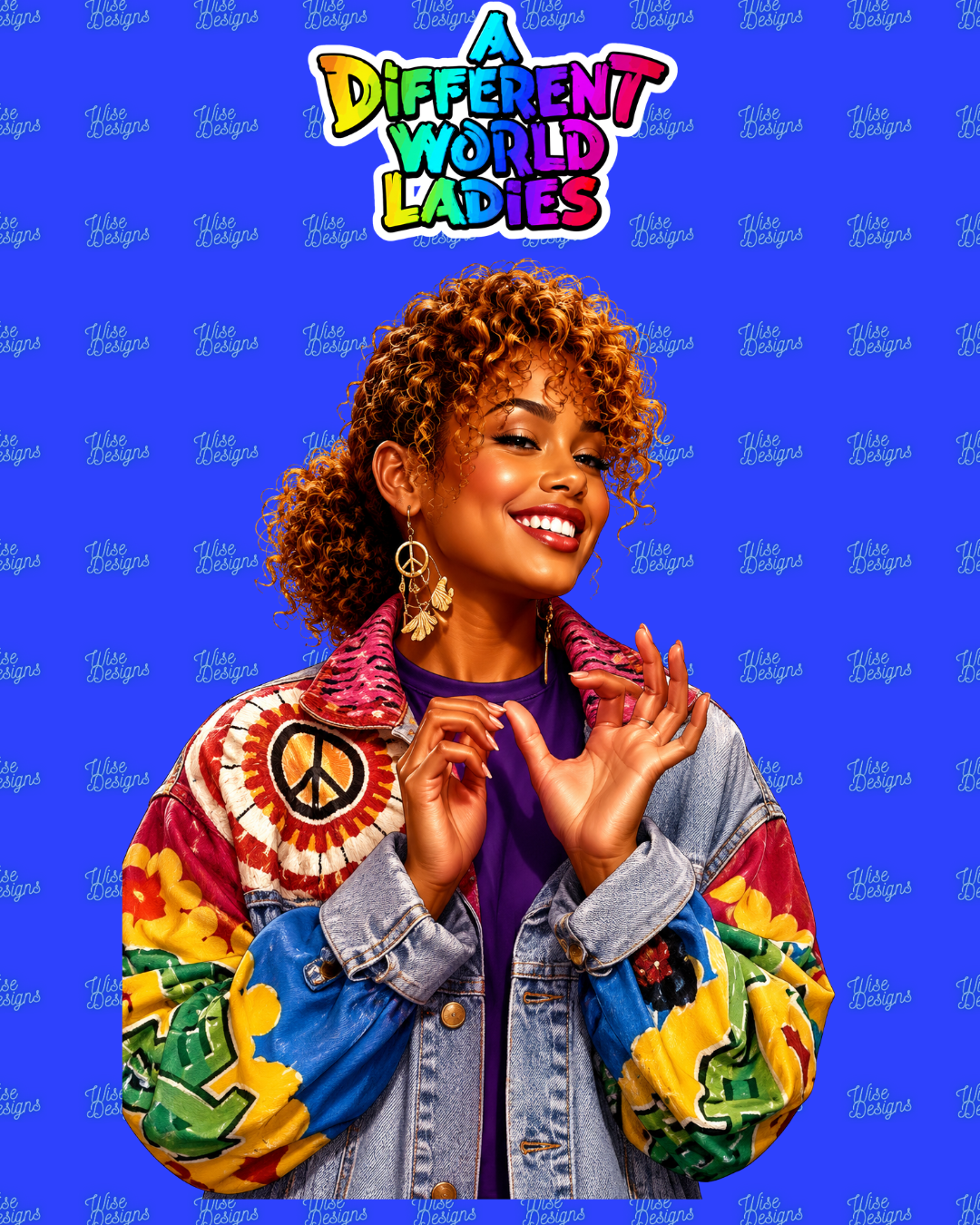 A Different World Ladies Vinyl Die Cut Stickers