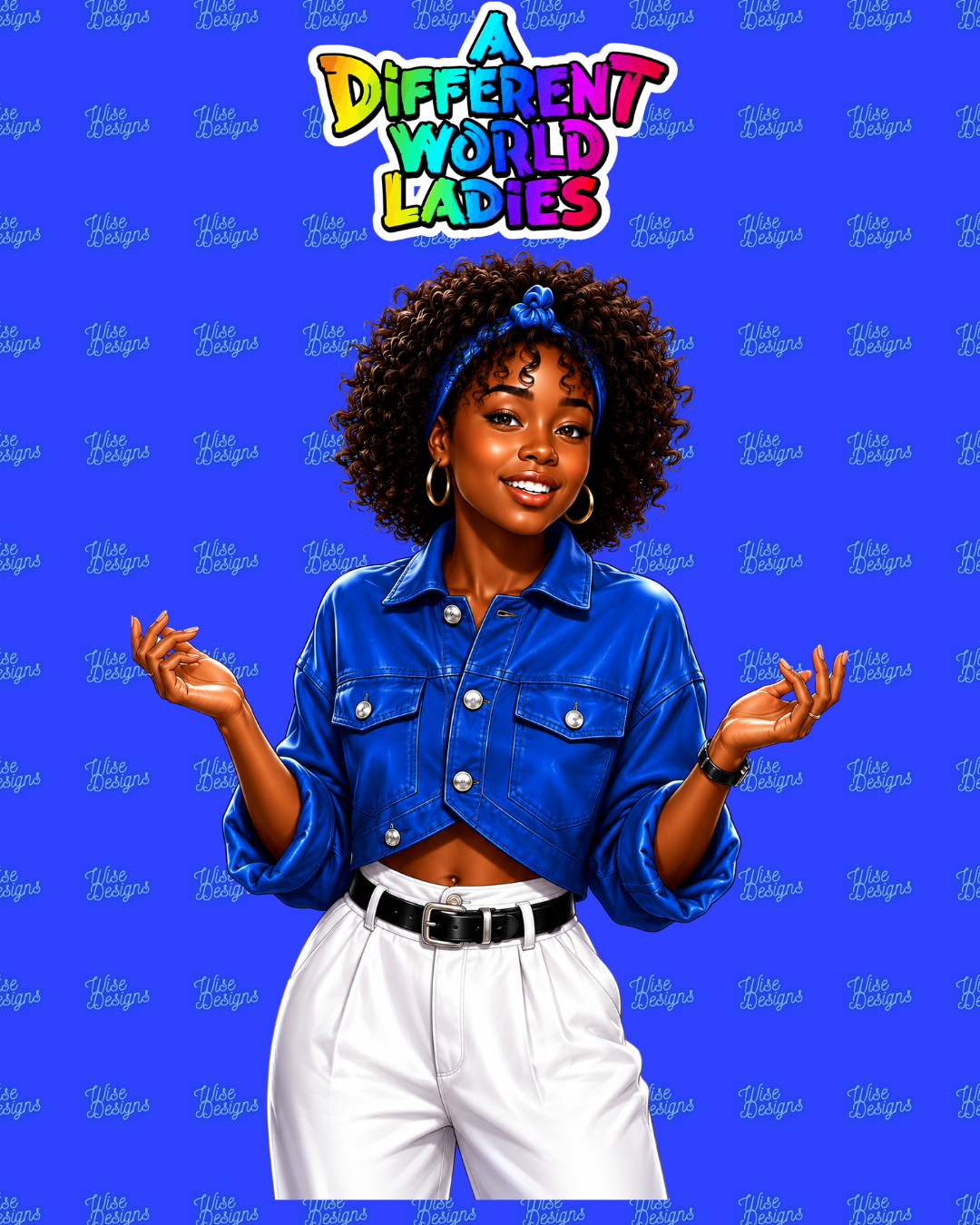 A Different World Ladies Vinyl Die Cut Stickers