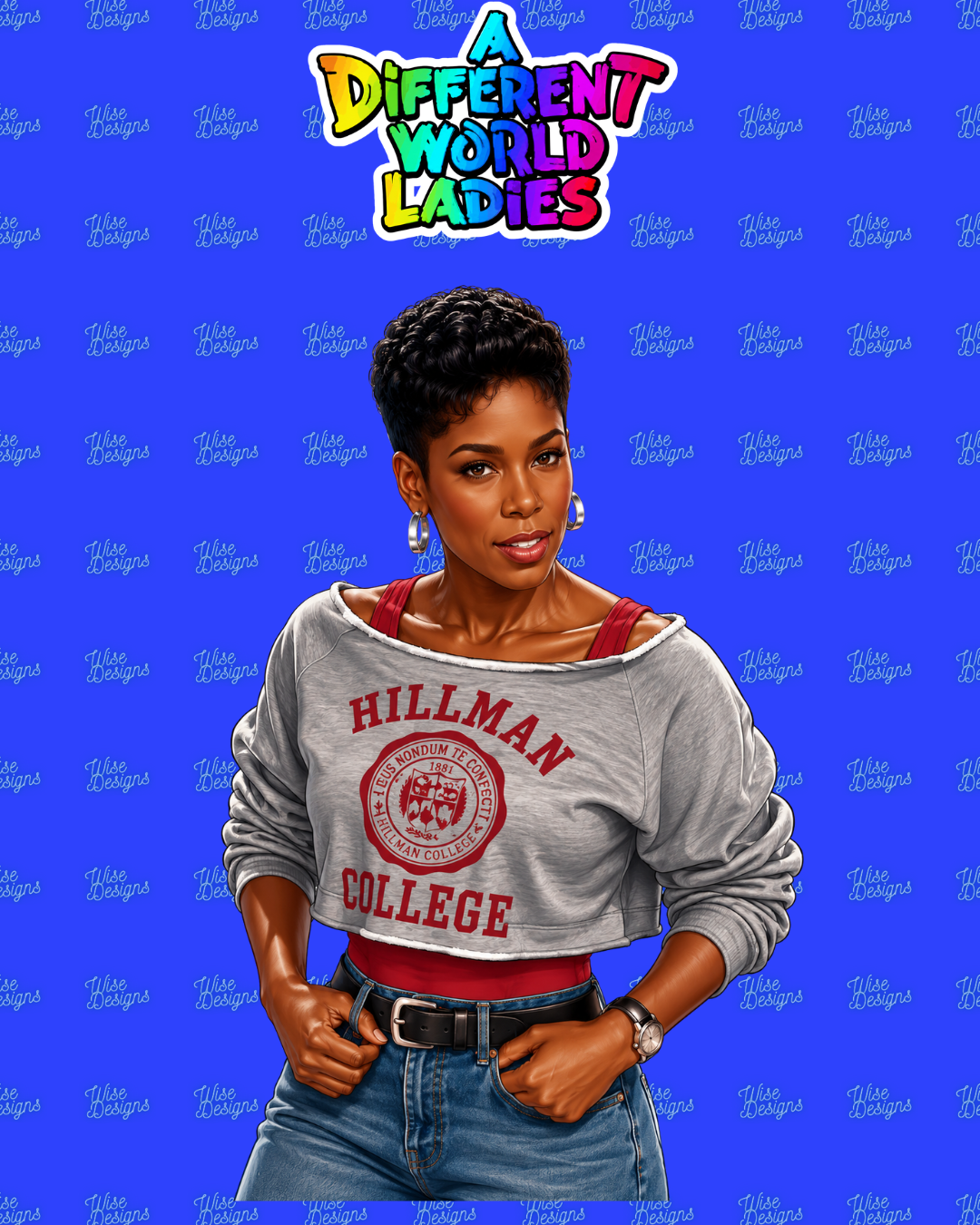 A Different World Ladies Vinyl Die Cut Stickers