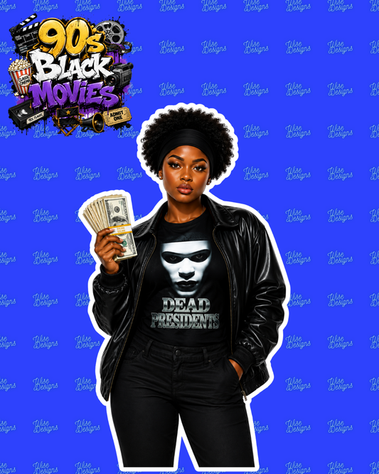90s Black Movies Vinyl Die Cut Stickers