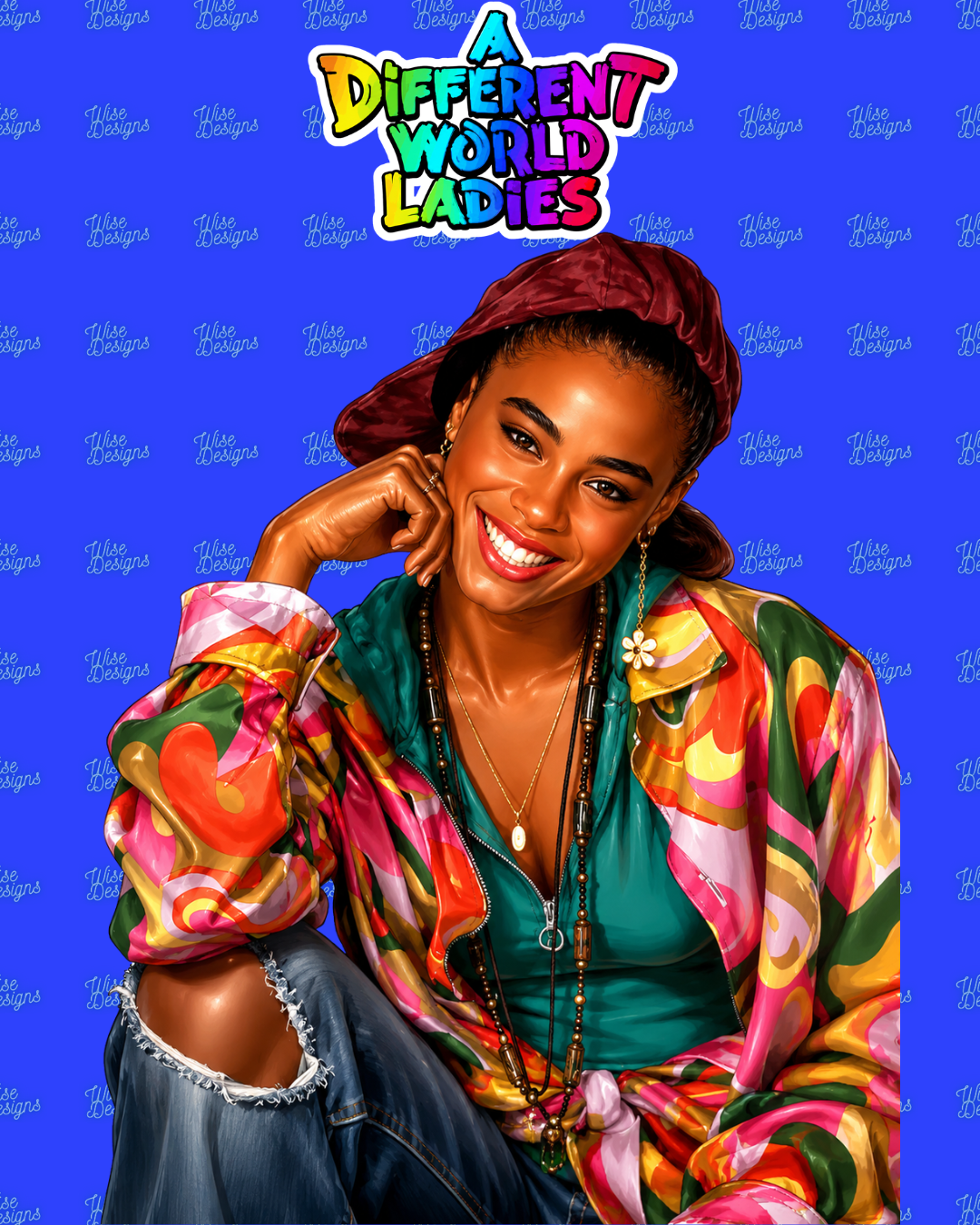 A Different World Ladies Vinyl Die Cut Stickers