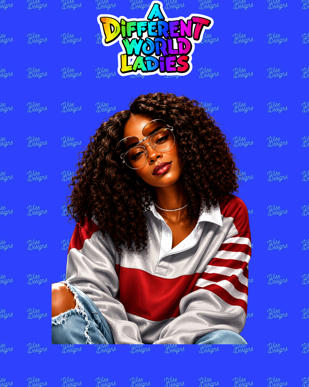 A Different World Ladies Vinyl Die Cut Stickers