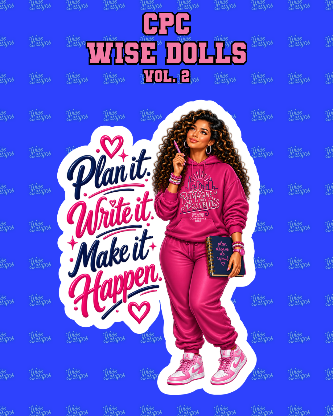 CPC Wise Dolls Volume 2 Vinyl Die Cut Stickers