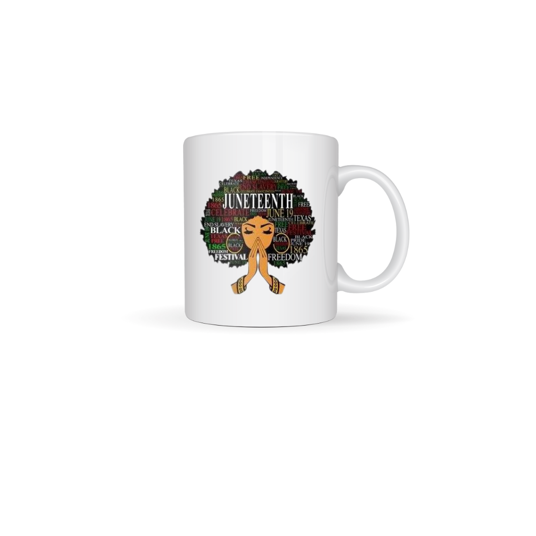 Juneteenth and Black Father Coffee Mugs - Premium Drinkware from Wise Designs - Just $10! Shop now at Wise Designs 