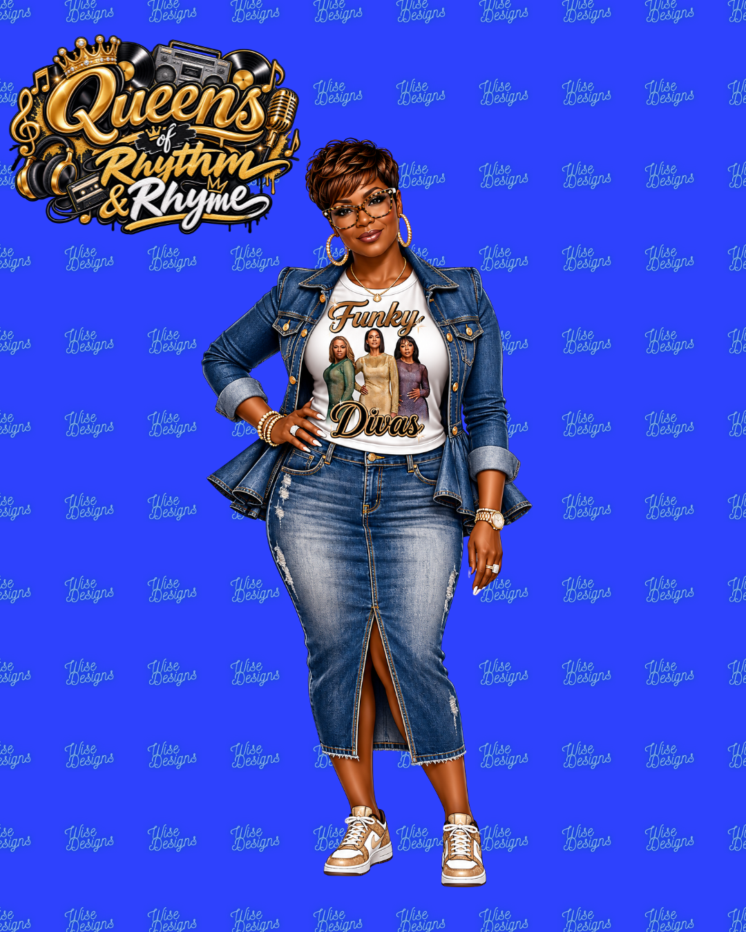 Queens of Rhythm & Rhyme Vinyl Die Cut Stickers