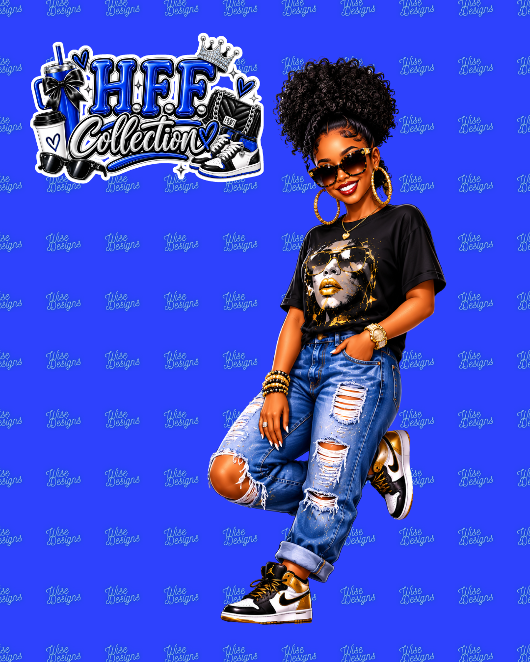 H.F.F. Collection - Vinyl Die Cut Stickers