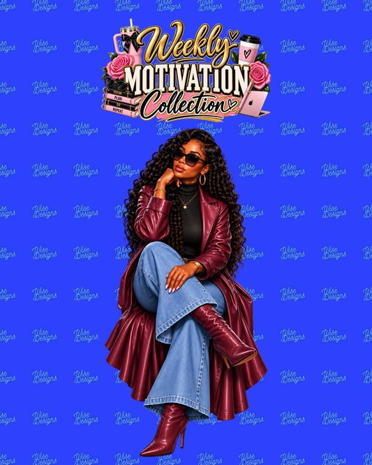 Weekly Motivation Collection 2 Vinyl Die Cut Stickers