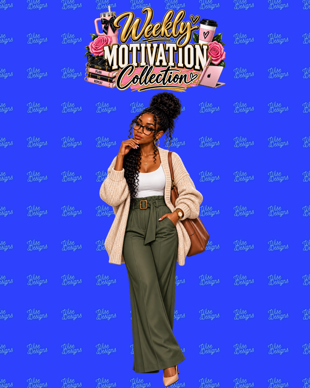Weekly Motivation Collection 2 Vinyl Die Cut Stickers
