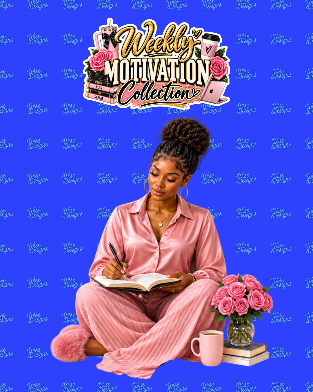 Weekly Motivation Vinyl Die Cut Stickers
