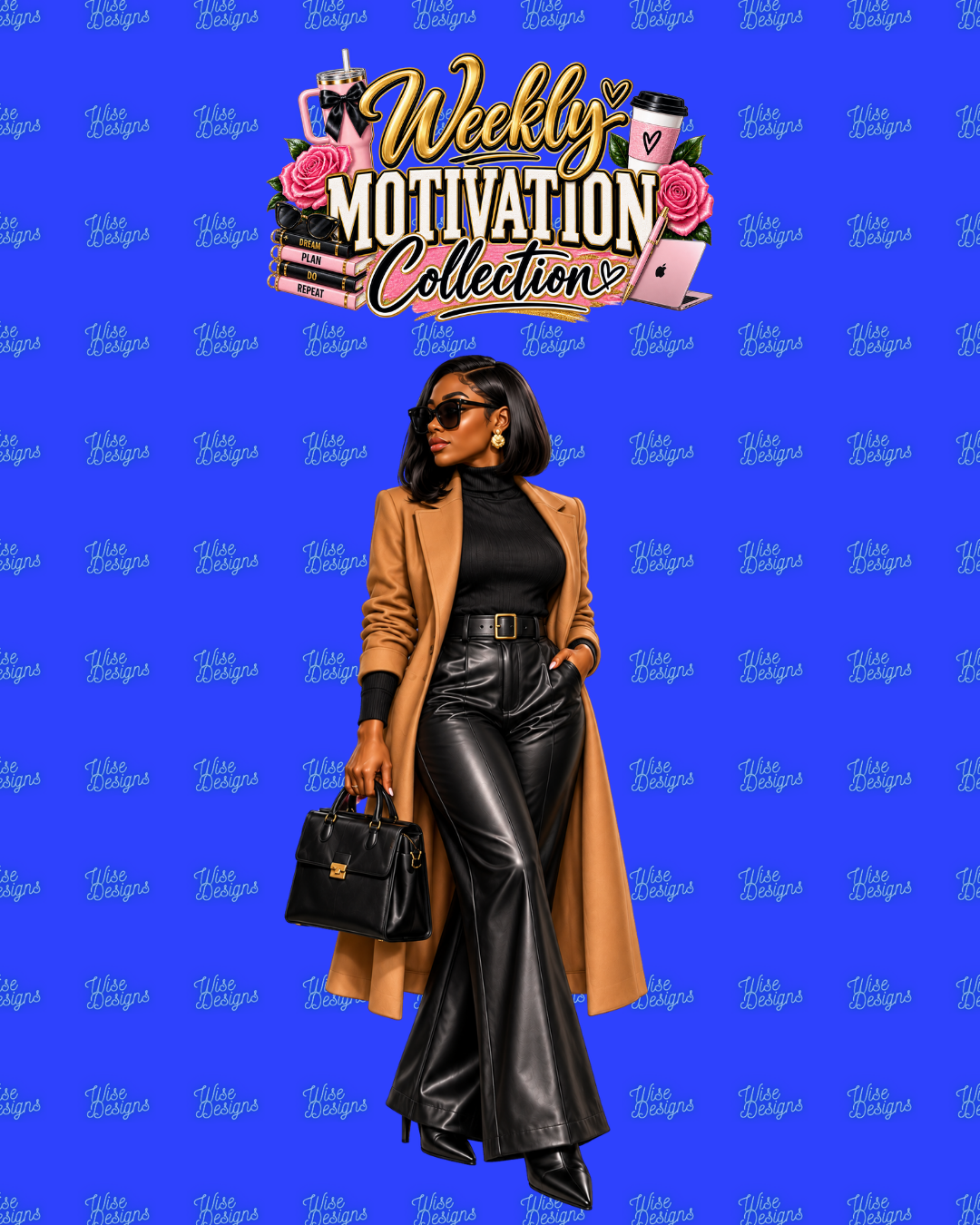 Weekly Motivation Collection 2 Vinyl Die Cut Stickers