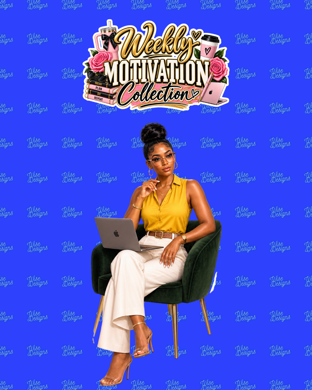 Weekly Motivation Vinyl Die Cut Stickers