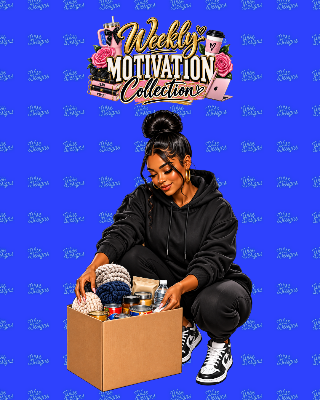 Weekly Motivation Collection 2 Vinyl Die Cut Stickers