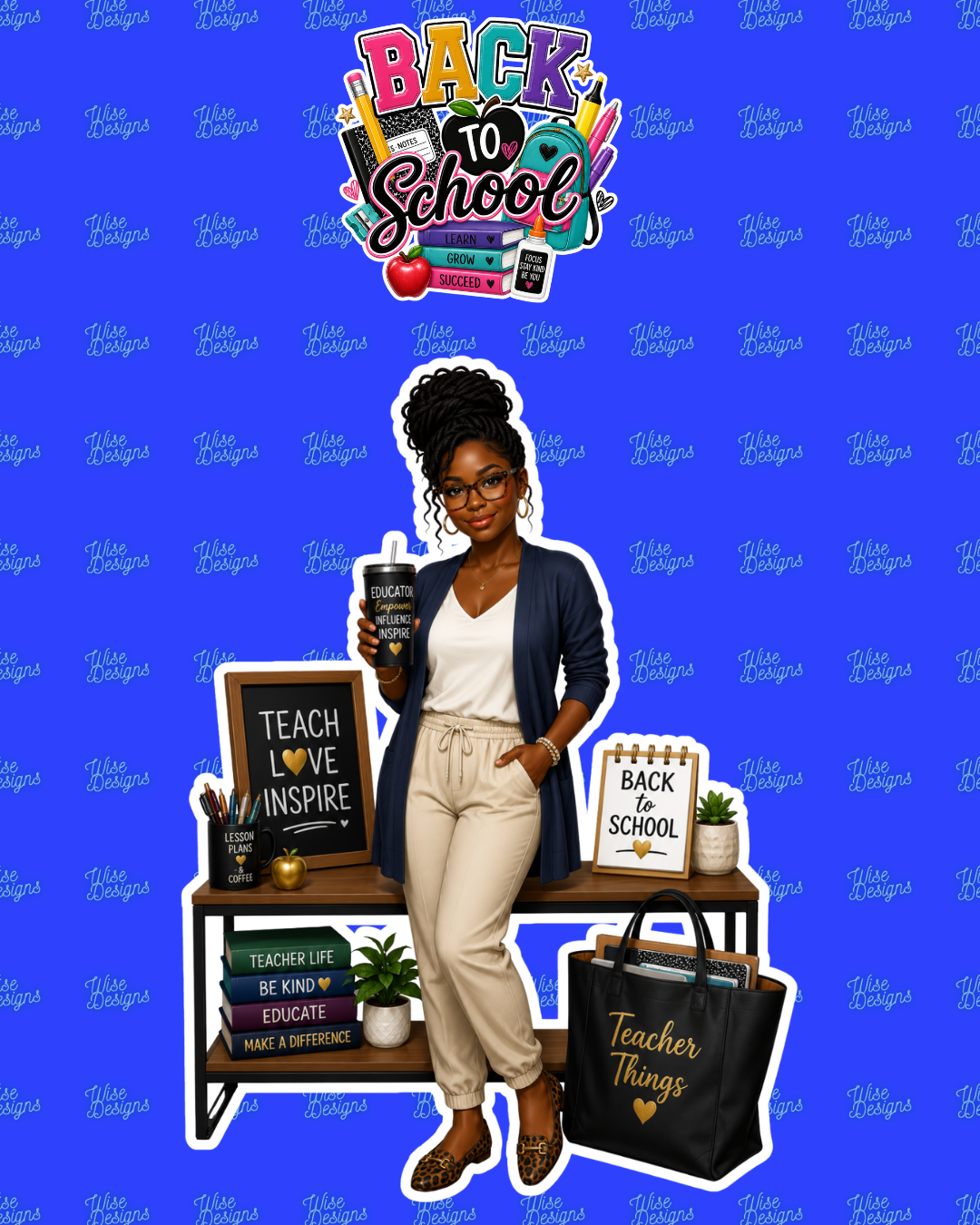 Back to School Vinyl Die Cut Stickers