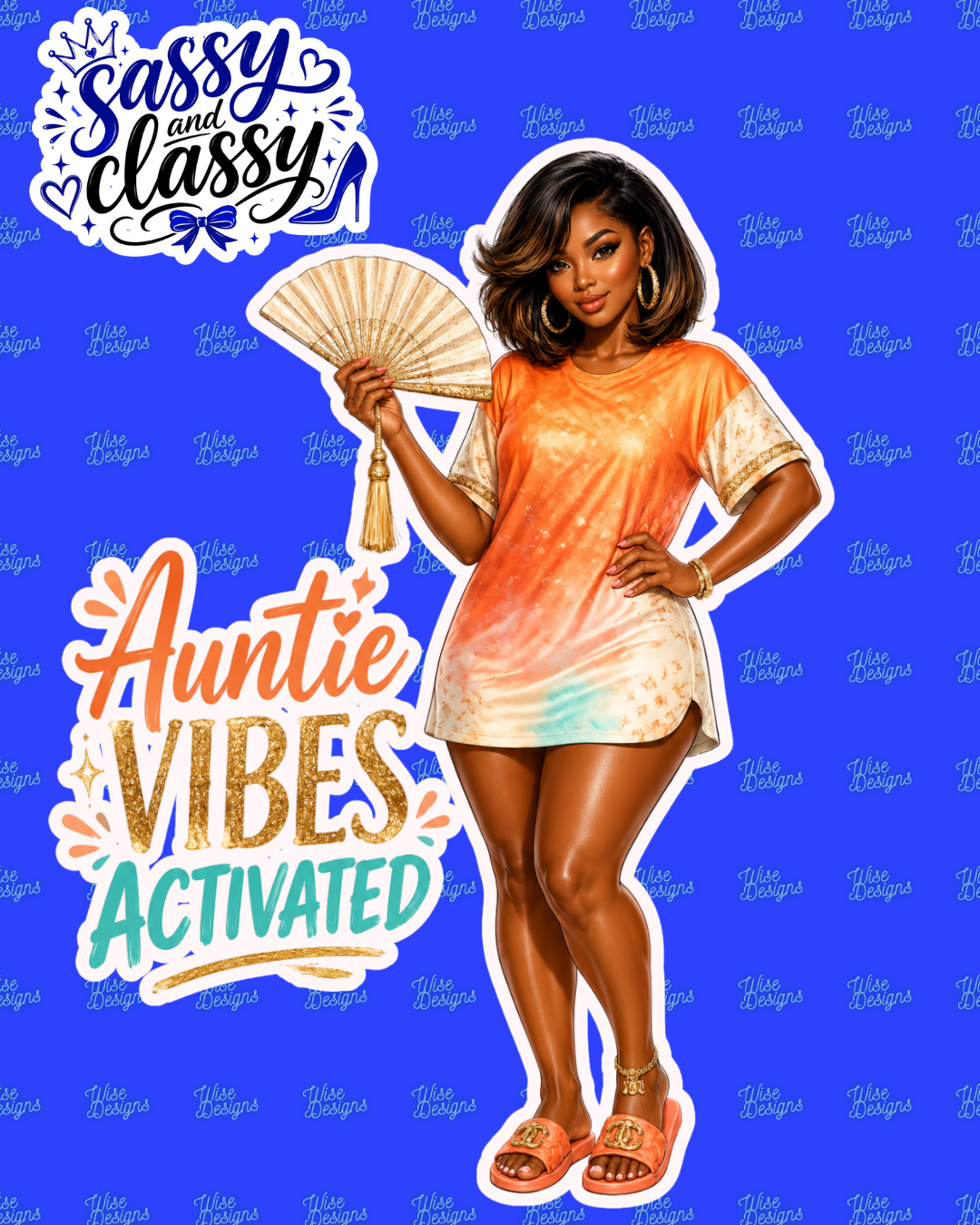 Sassy & Classy Vinyl Die Cut Stickers