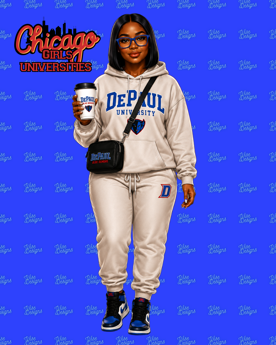 Chicago Girls: Universities Vinyl Die Cut Stickers