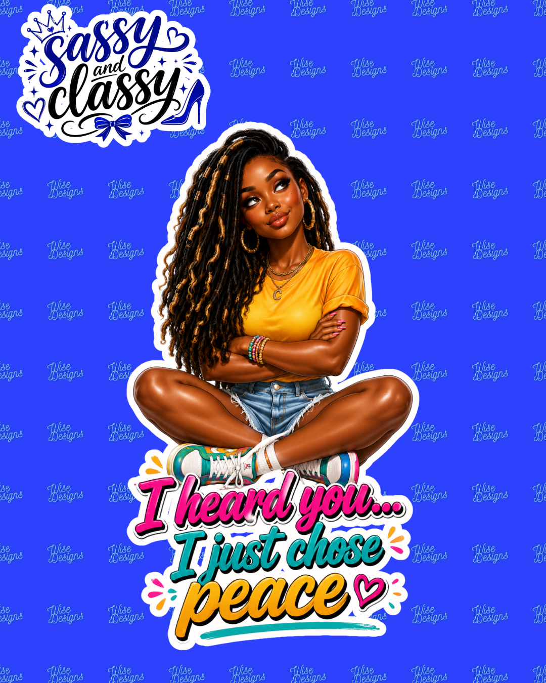 Sassy & Classy Vinyl Die Cut Stickers