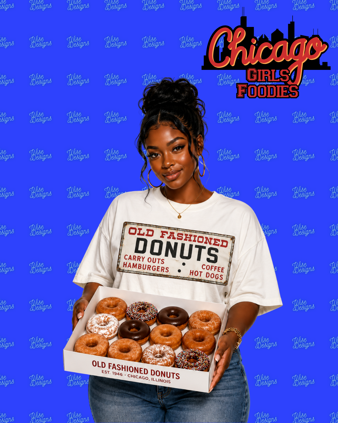 Chicago Girls: Foodies Vinyl Die Cut Stickers