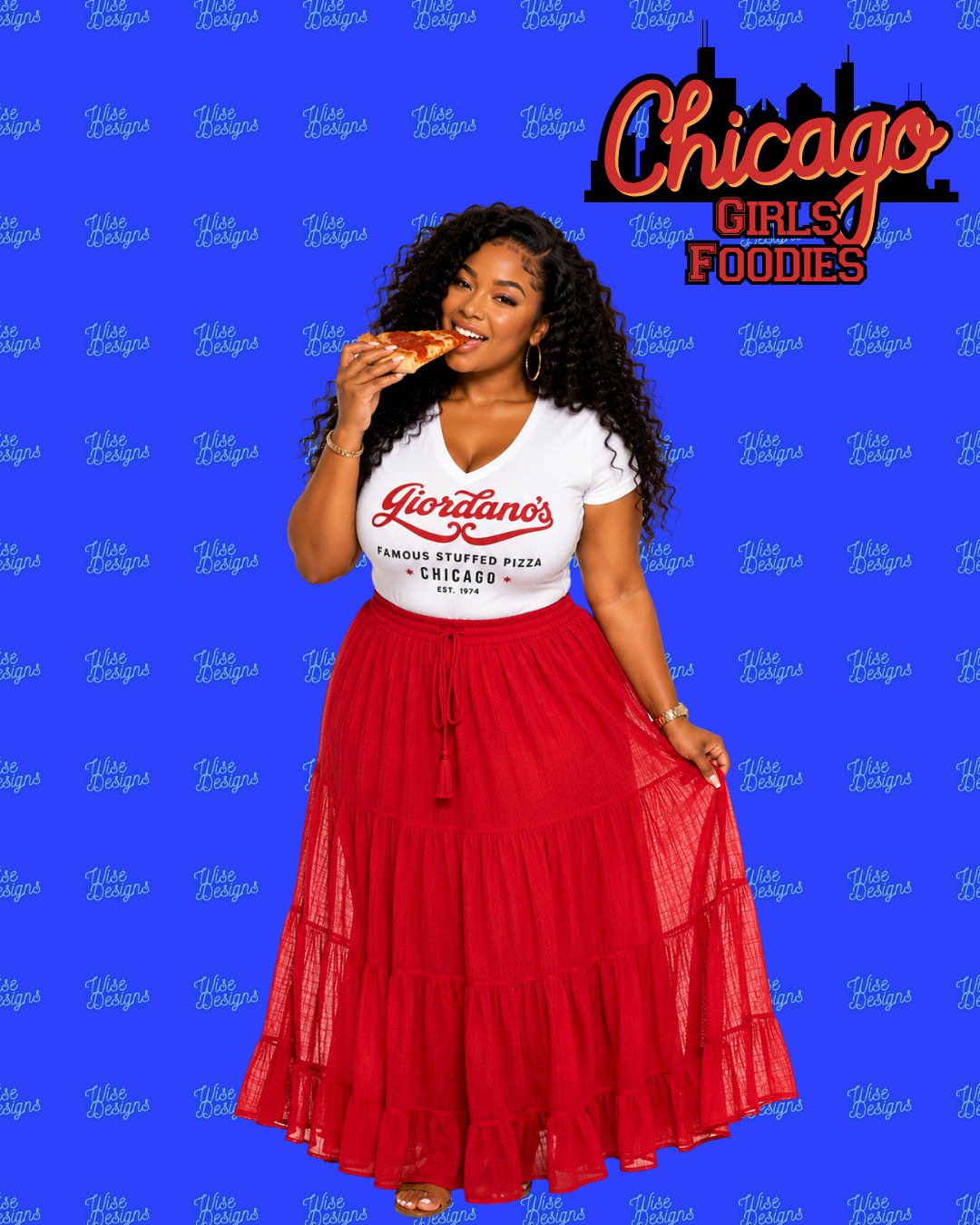 Chicago Girls: Foodies Vinyl Die Cut Stickers