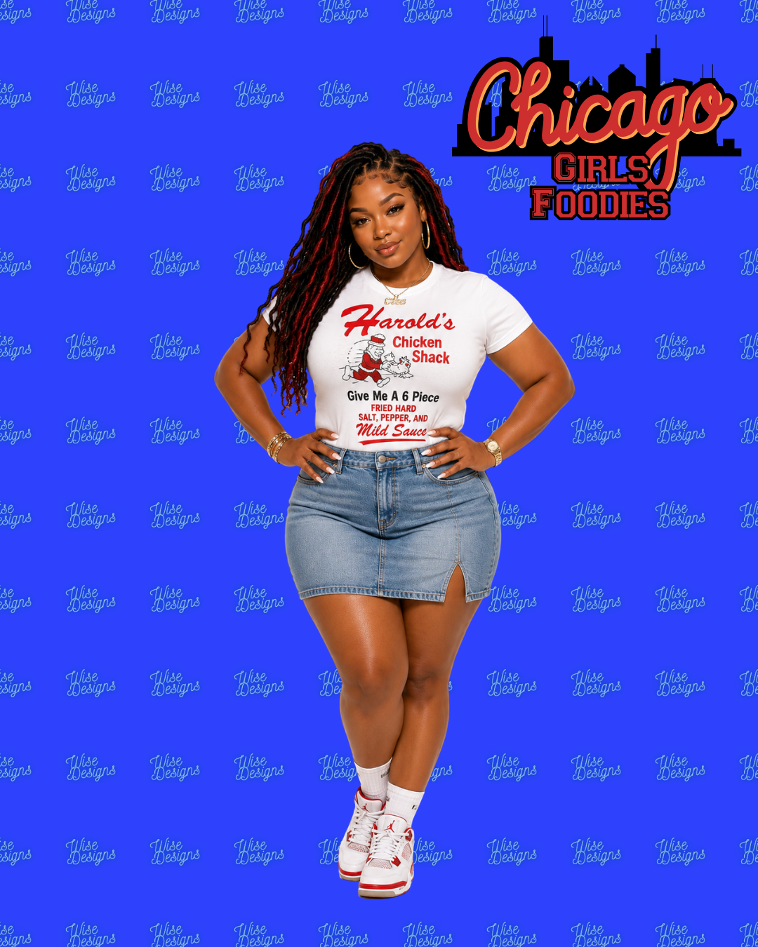 Chicago Girls: Foodies Vinyl Die Cut Stickers