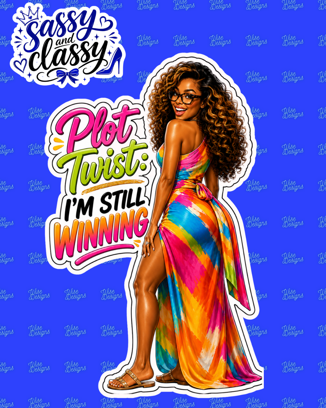 Sassy & Classy Vinyl Die Cut Stickers