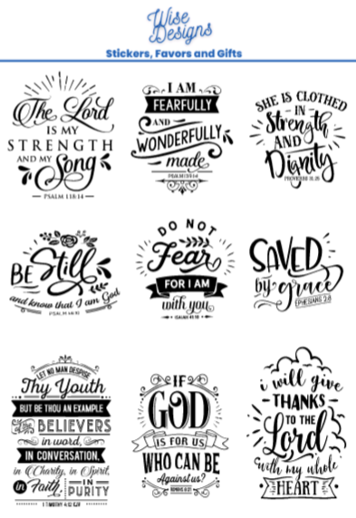 Gotta Have Faith - Premium Kiss Cut from Wise Designs - Just $5! Shop now at Wise Designs 