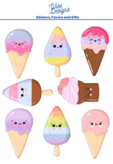 Cold Treats - Premium Kiss Cut from Wise Designs - Just $5! Shop now at Wise Designs 
