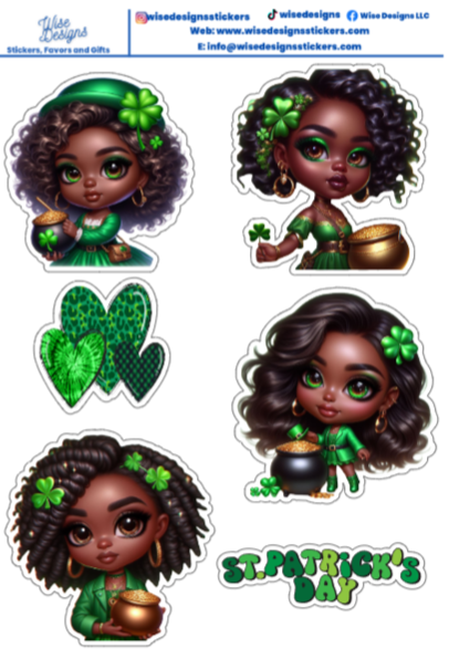 St. Patty's Day - Premium Kiss Cut from Wise Designs  - Just $5! Shop now at Wise Designs 