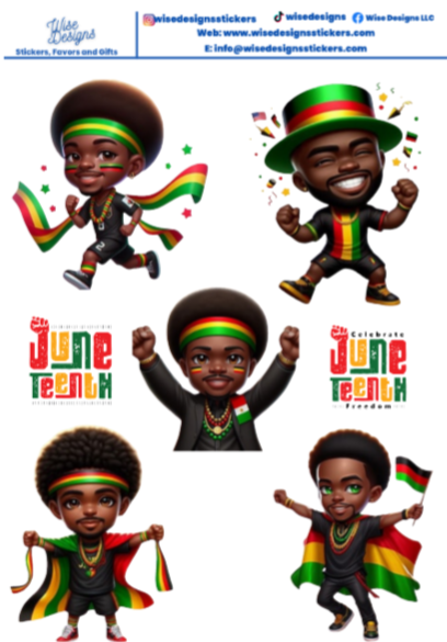 Juneteenth Sticker Sheets