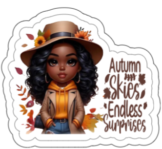 Harvest Hues Die Cut Stickers - Premium Die Cut Stickers from Wise Designs - Just $2! Shop now at Wise Designs 