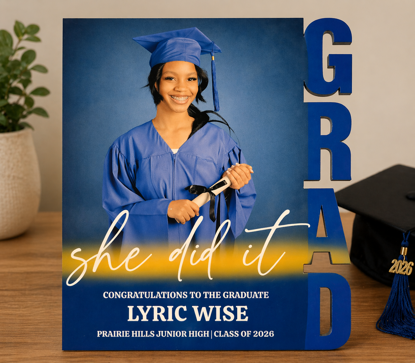 Custom Grad Frame – Wise Designs